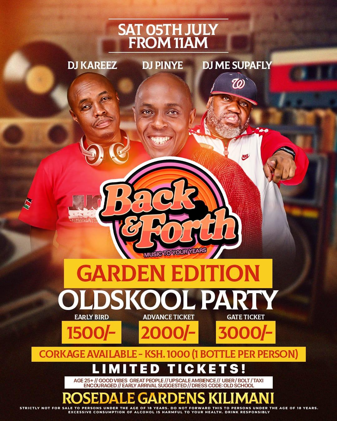 Back And Forth-Garden Edition Oldskool Party