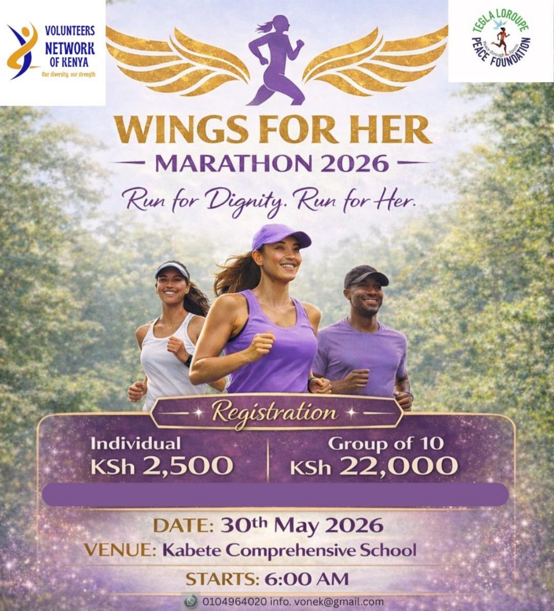 About Wings for Her Marathon 2026