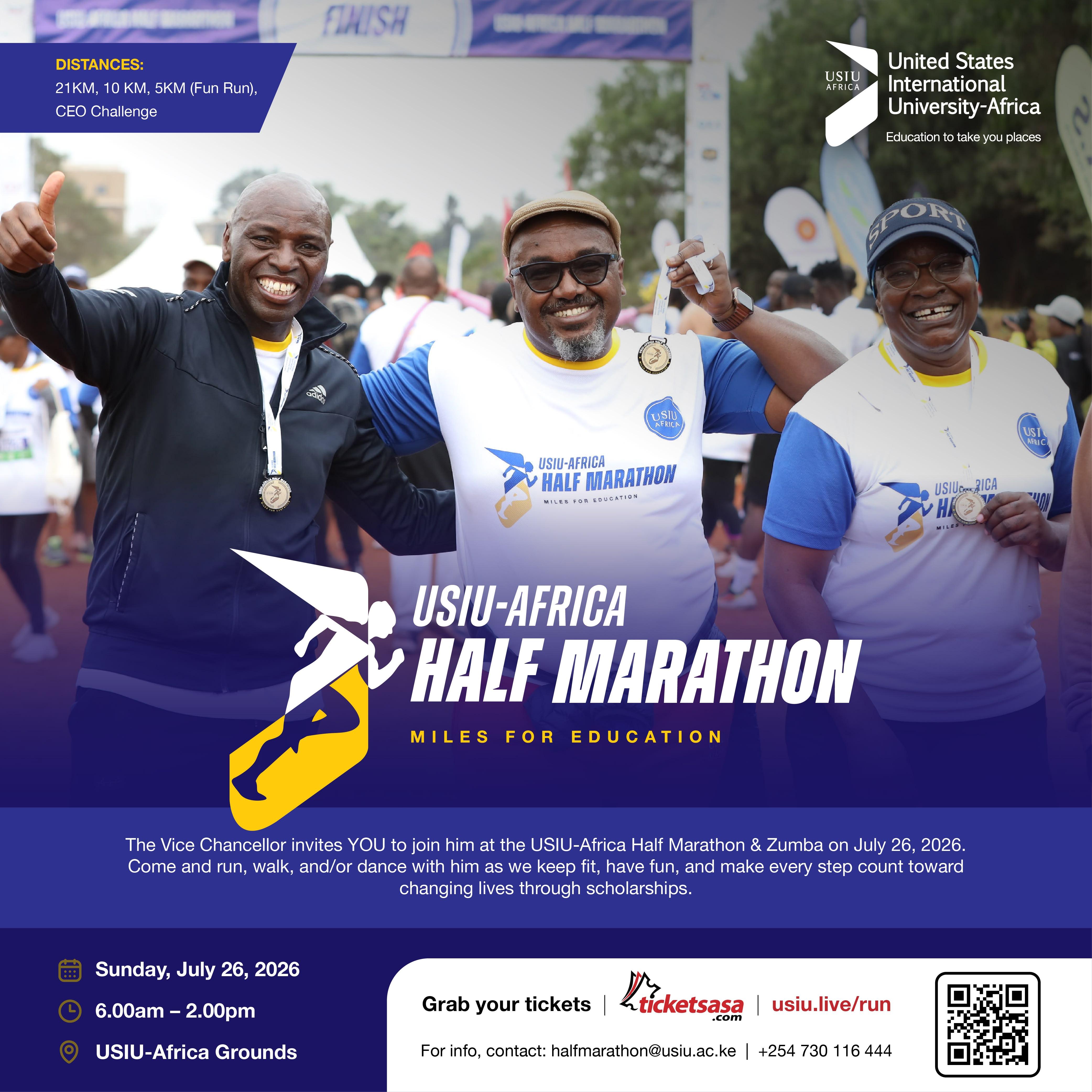 USIU-AFRICA Half Marathon