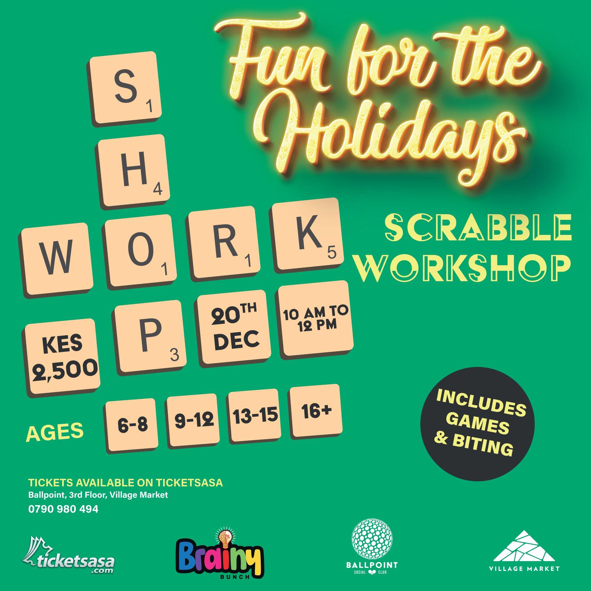 Scrabble Workshop!