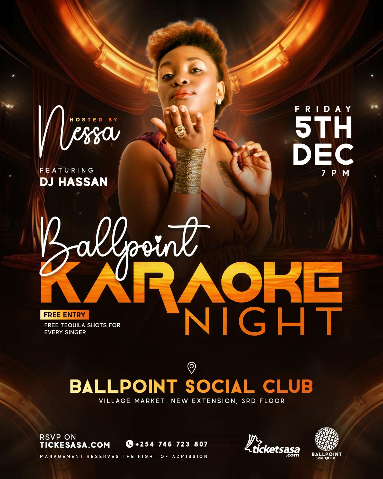 Ballpoint Karaoke Night-December Edition