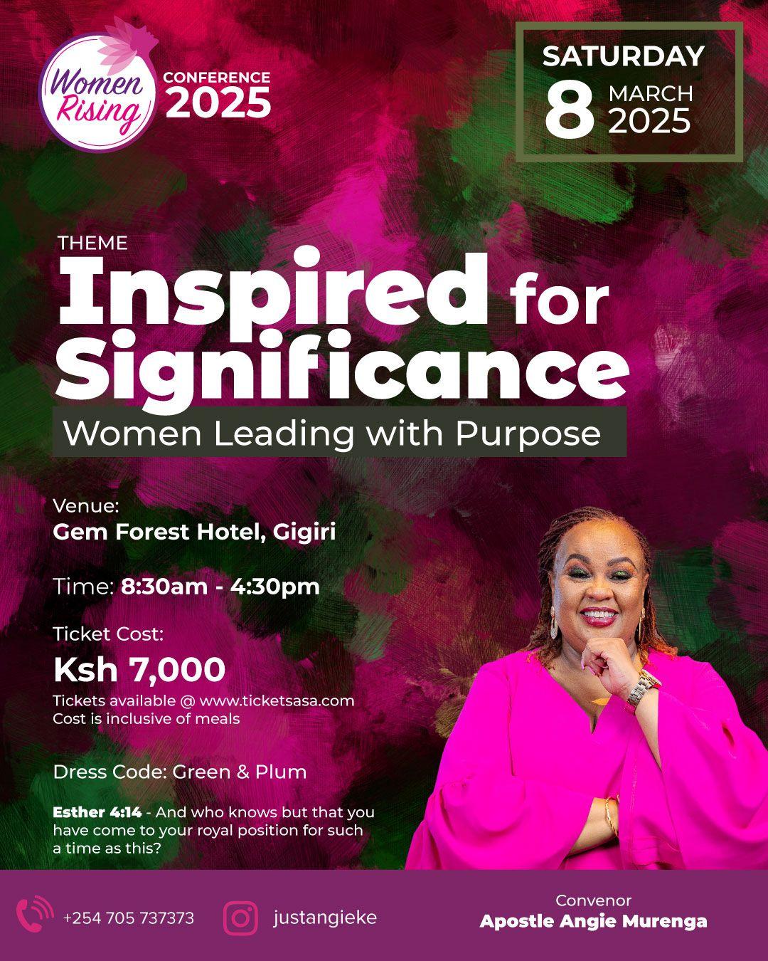 Women Leading With Purpose-Inspired For Significance