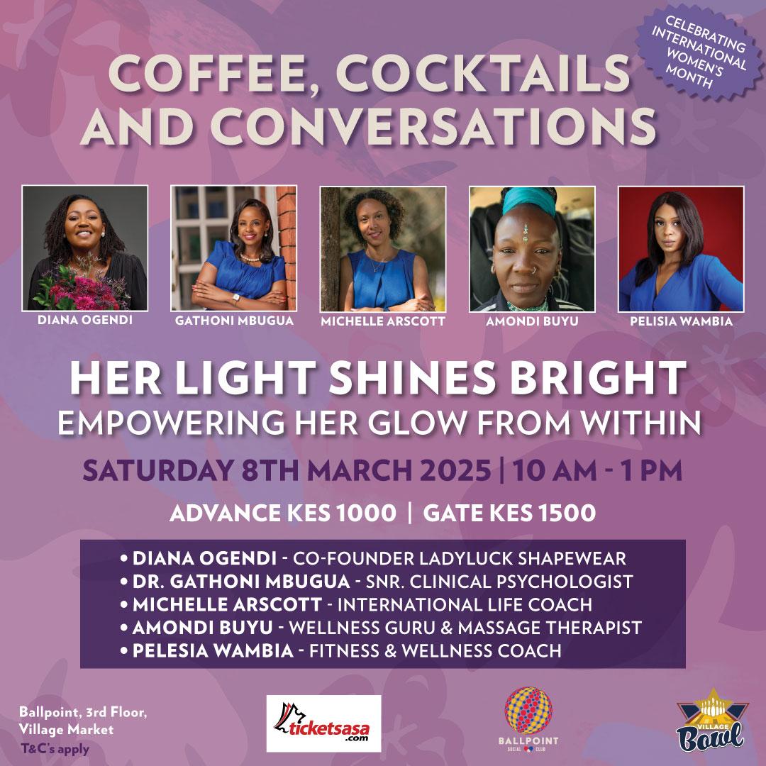 Coffee, Cocktails & Conversations - Her Light Shines Bright