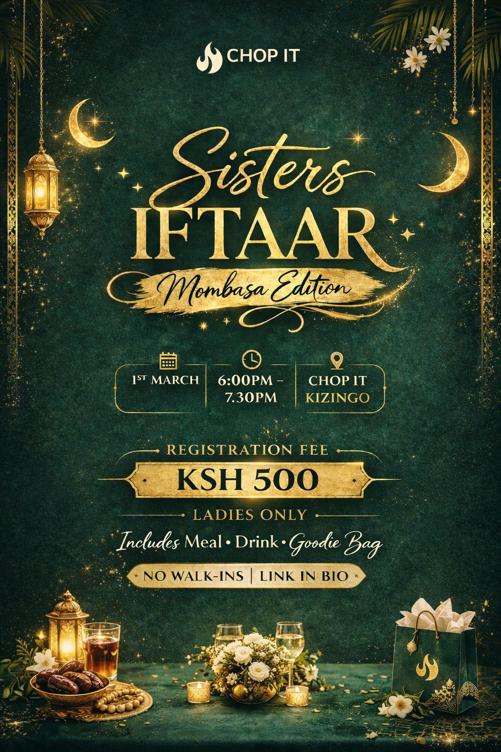 Sisters Iftaar-Mombasa Edition