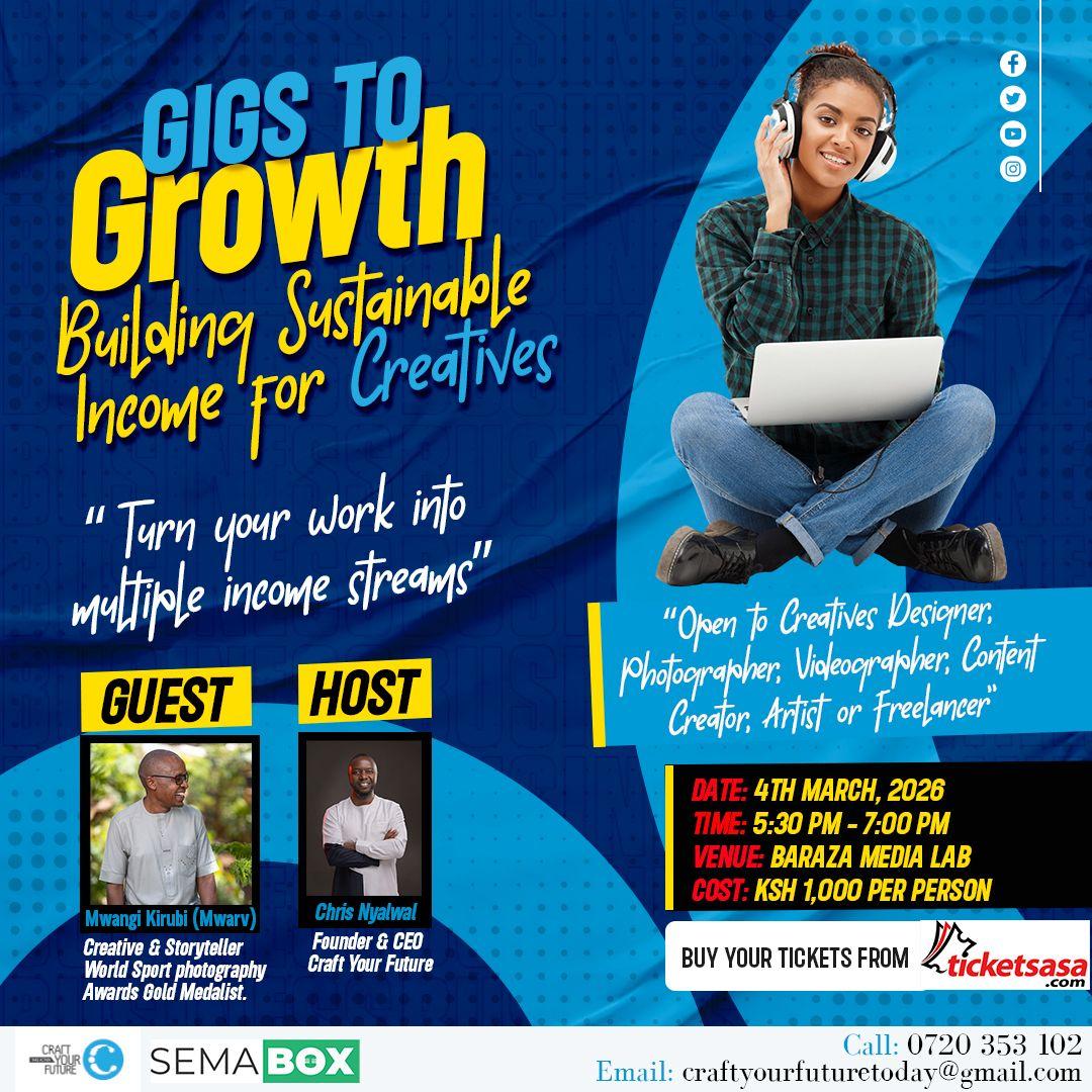 GIGS TO GROWTH-Building Sustainable Incomes for Creatives