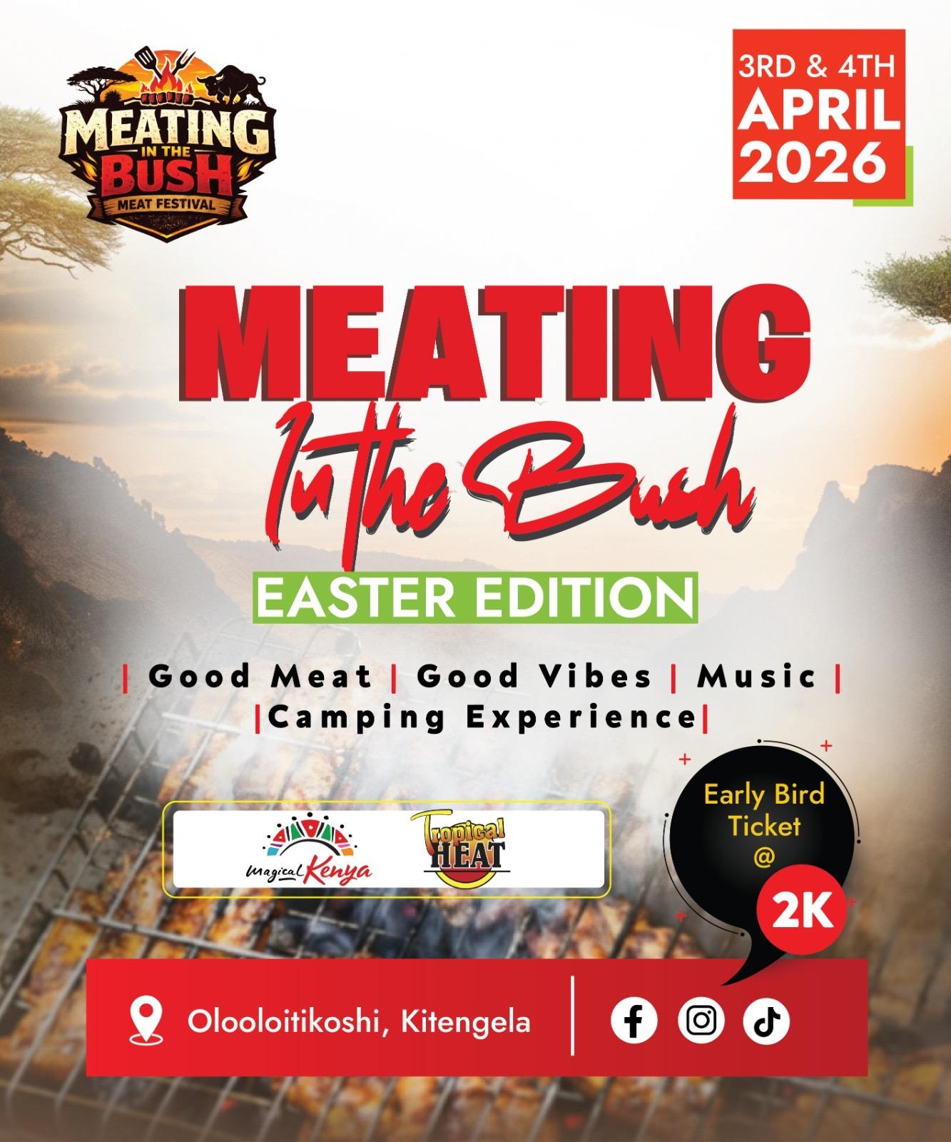 Meating In The Bush-Meat Festival Easter Edition