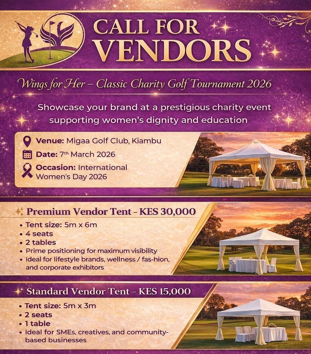 Wings for Her - Classic Charity Golf Tournament CALL FOR VENDORS