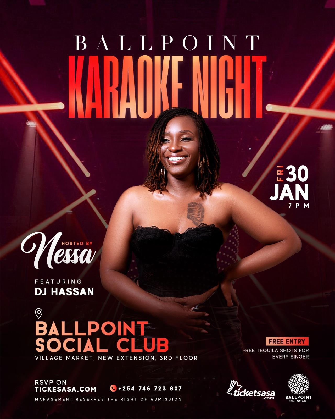 Ballpoint Karaoke Night-January Edition