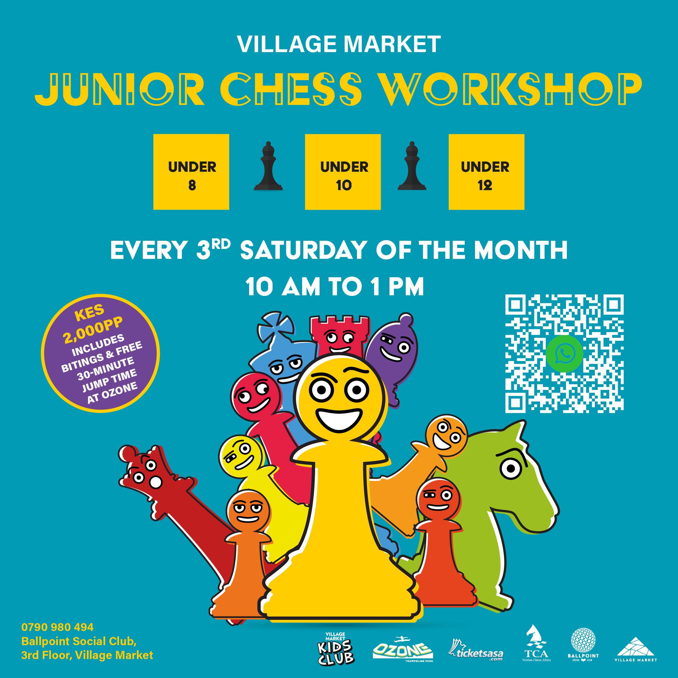 Village Market Junior Chess Workshop-August Edition