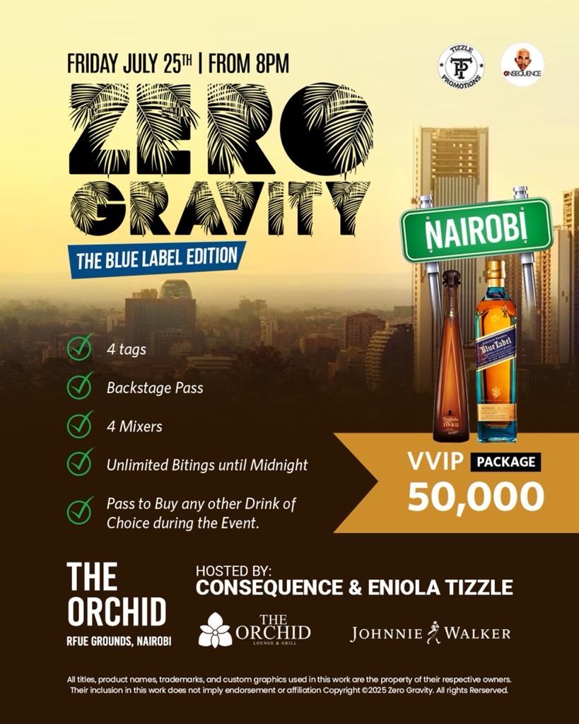 Zero Gravity The Blue Label Edition @ The Orchid