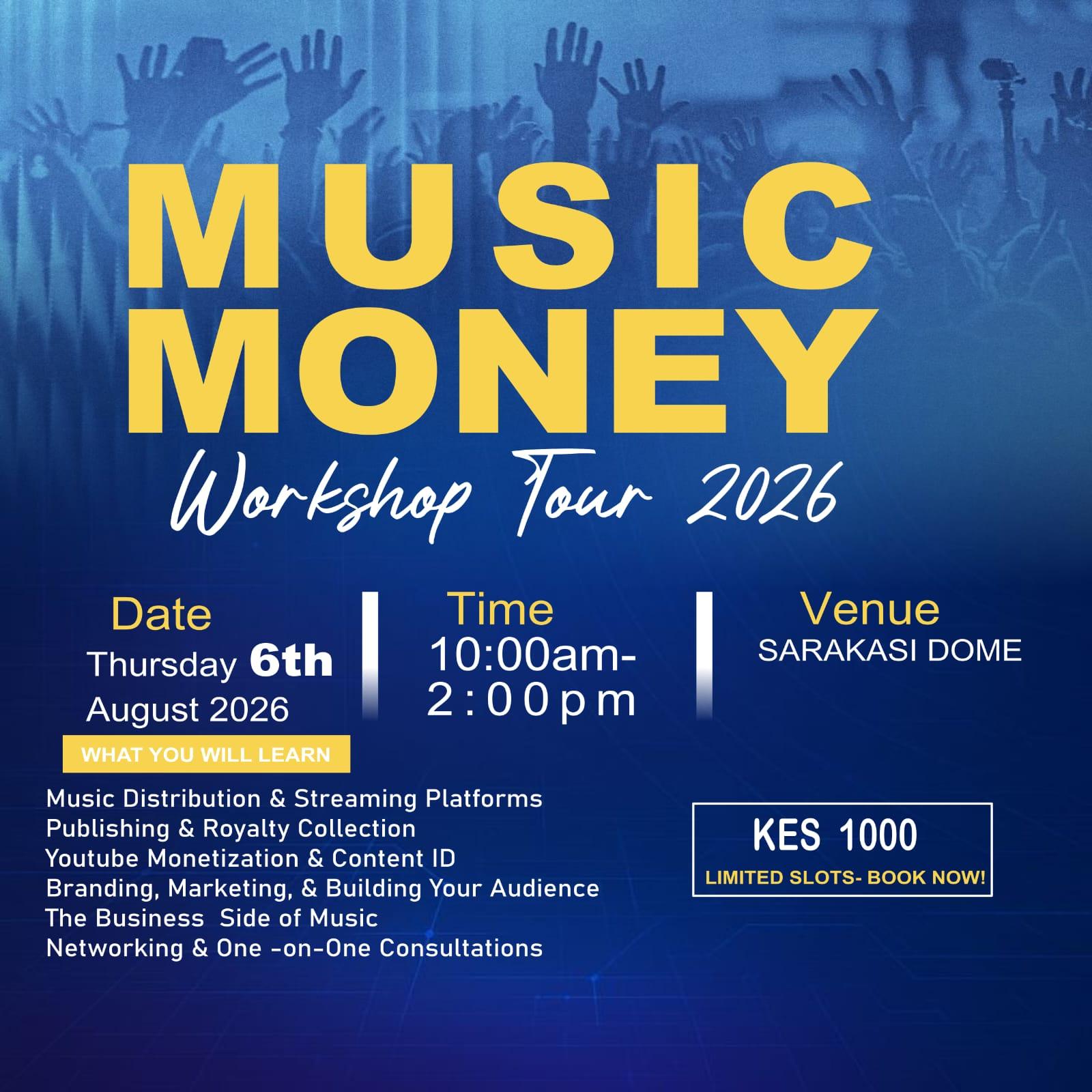 Music Money Workshop Tour 2026