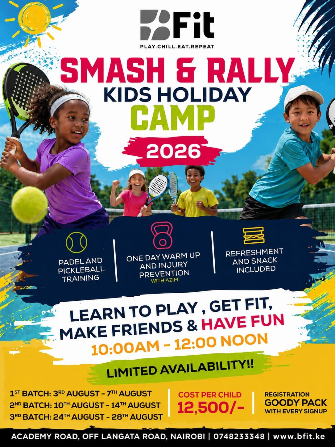 Smash & Rally Kids Holiday Camp