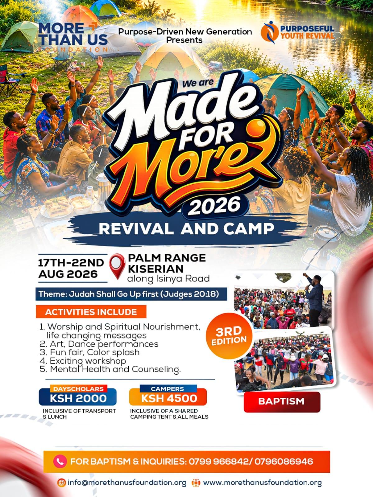 Made For More2026 - Revival Camp