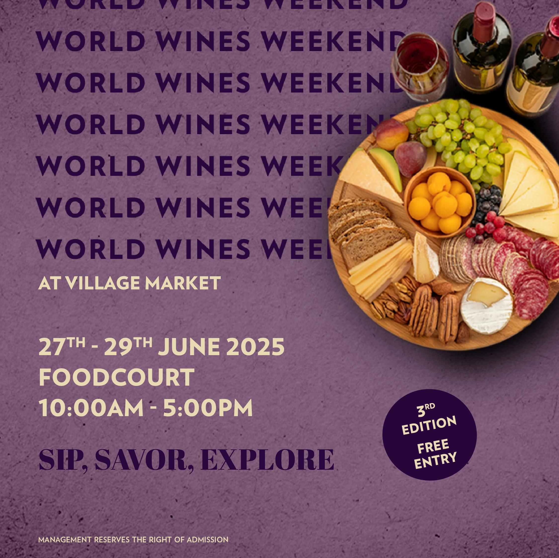 World Wines Weekend-3rd Edition