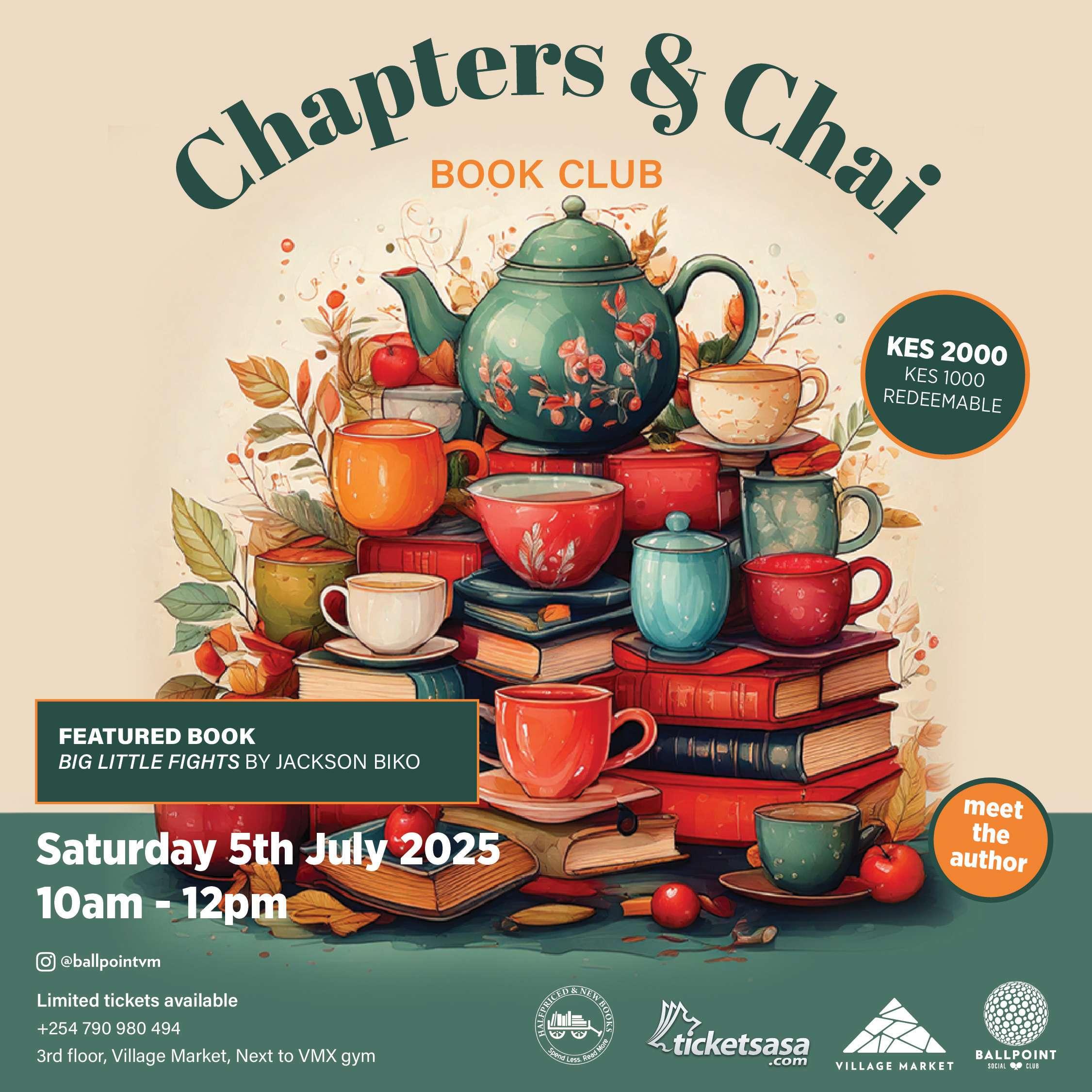 Chapters & Chai-July Edition