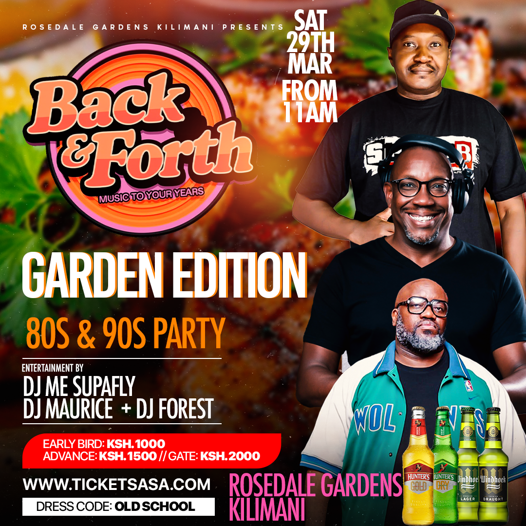 Back & Forth Garden Edition - 80s and 90s Brunch Party II