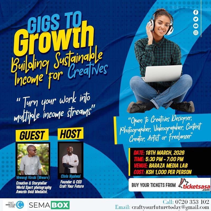 GIGS TO GROWTH-Building Sustainable Incomes for Creatives