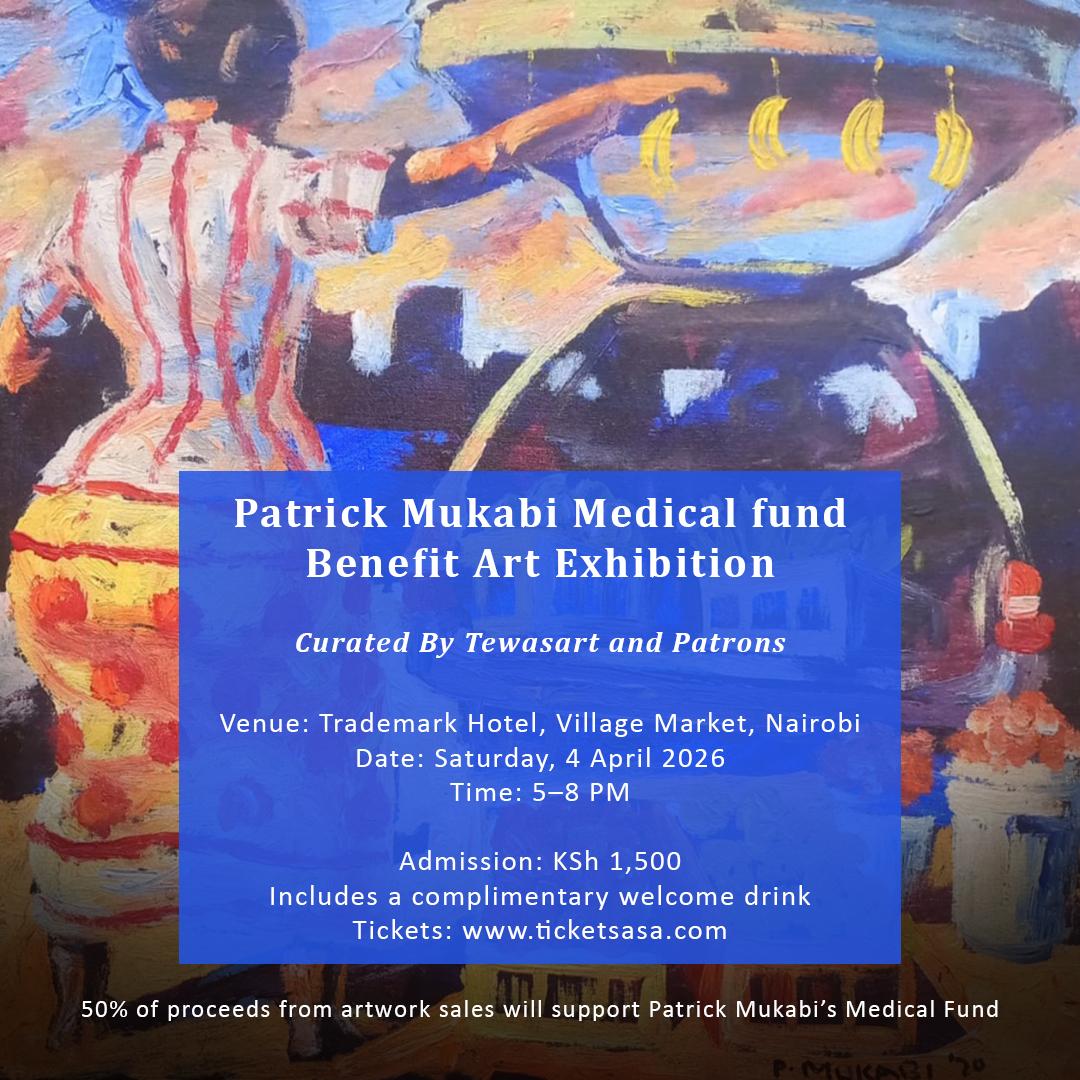 Patrick Mukabi Medical Fund Benefit Art Exhibition