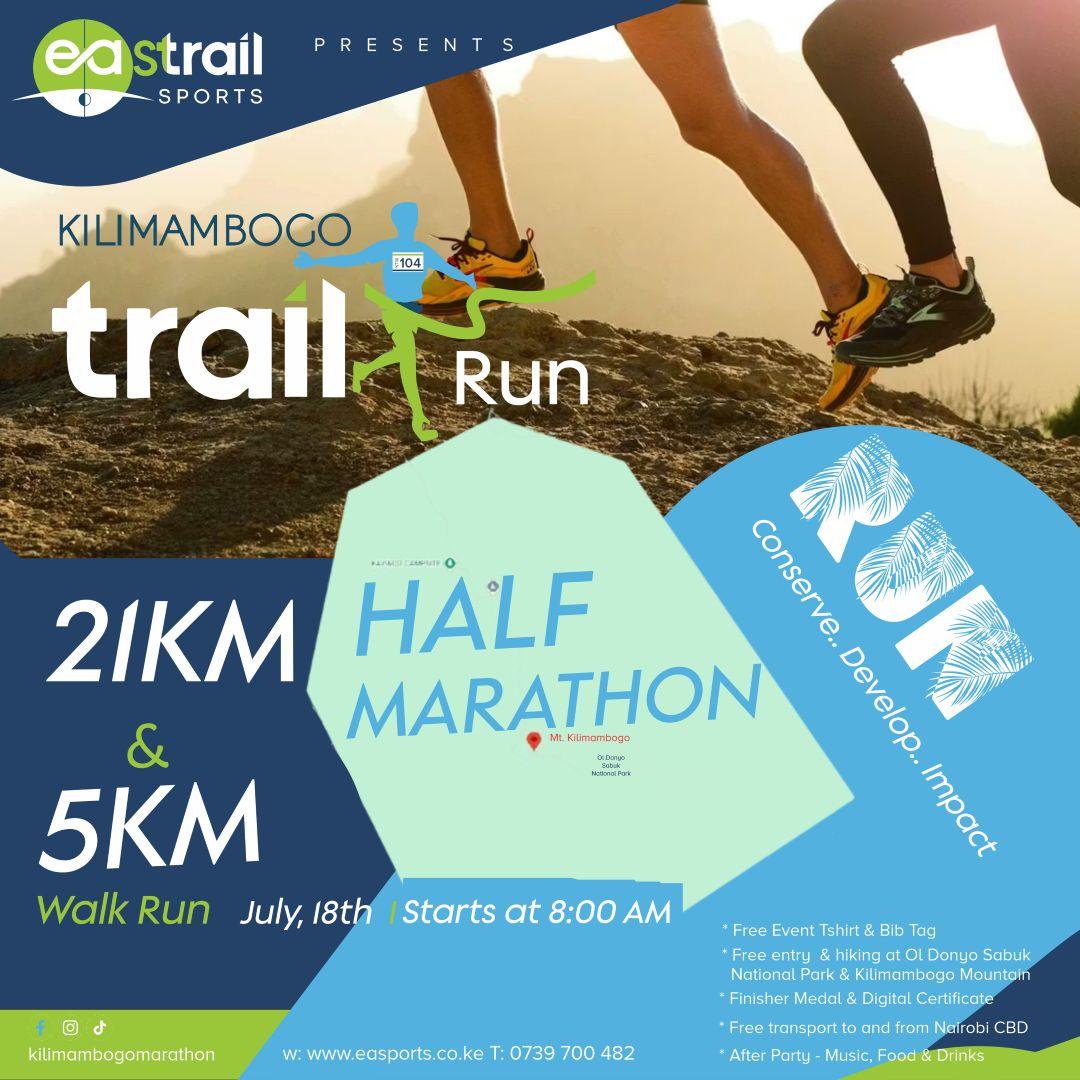 Kilimambogo Trail Half Marathon and 5KM Walk Run