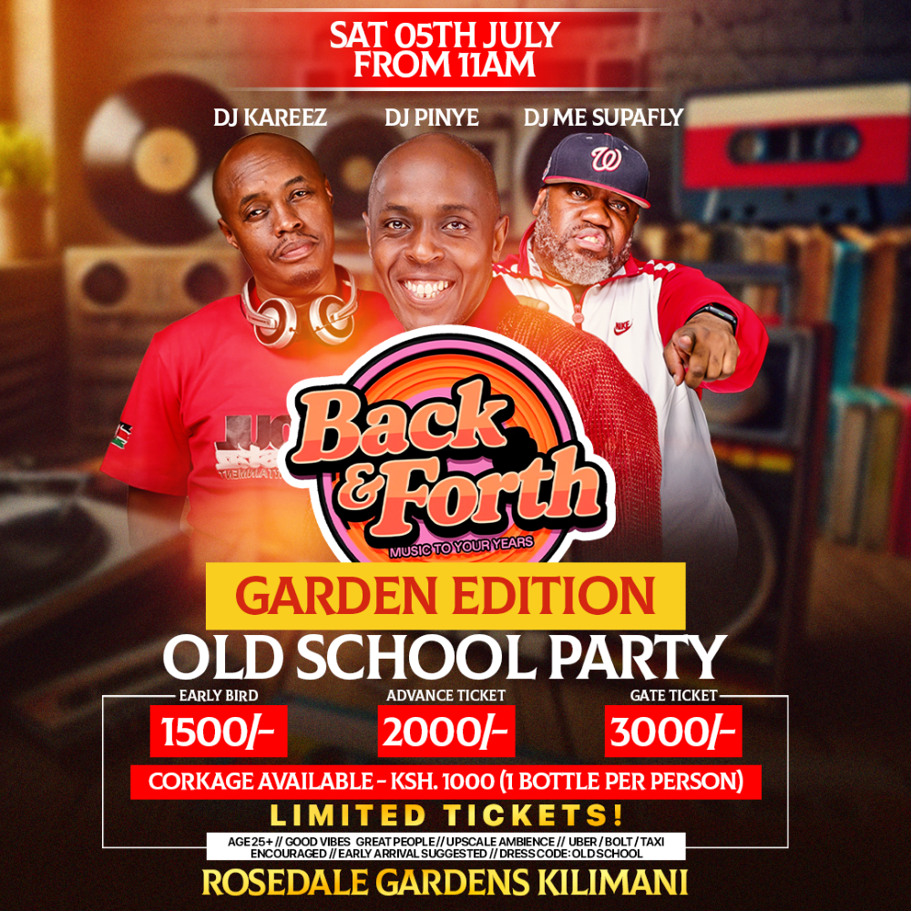 Back & Forth - Garden Edition Old School Party