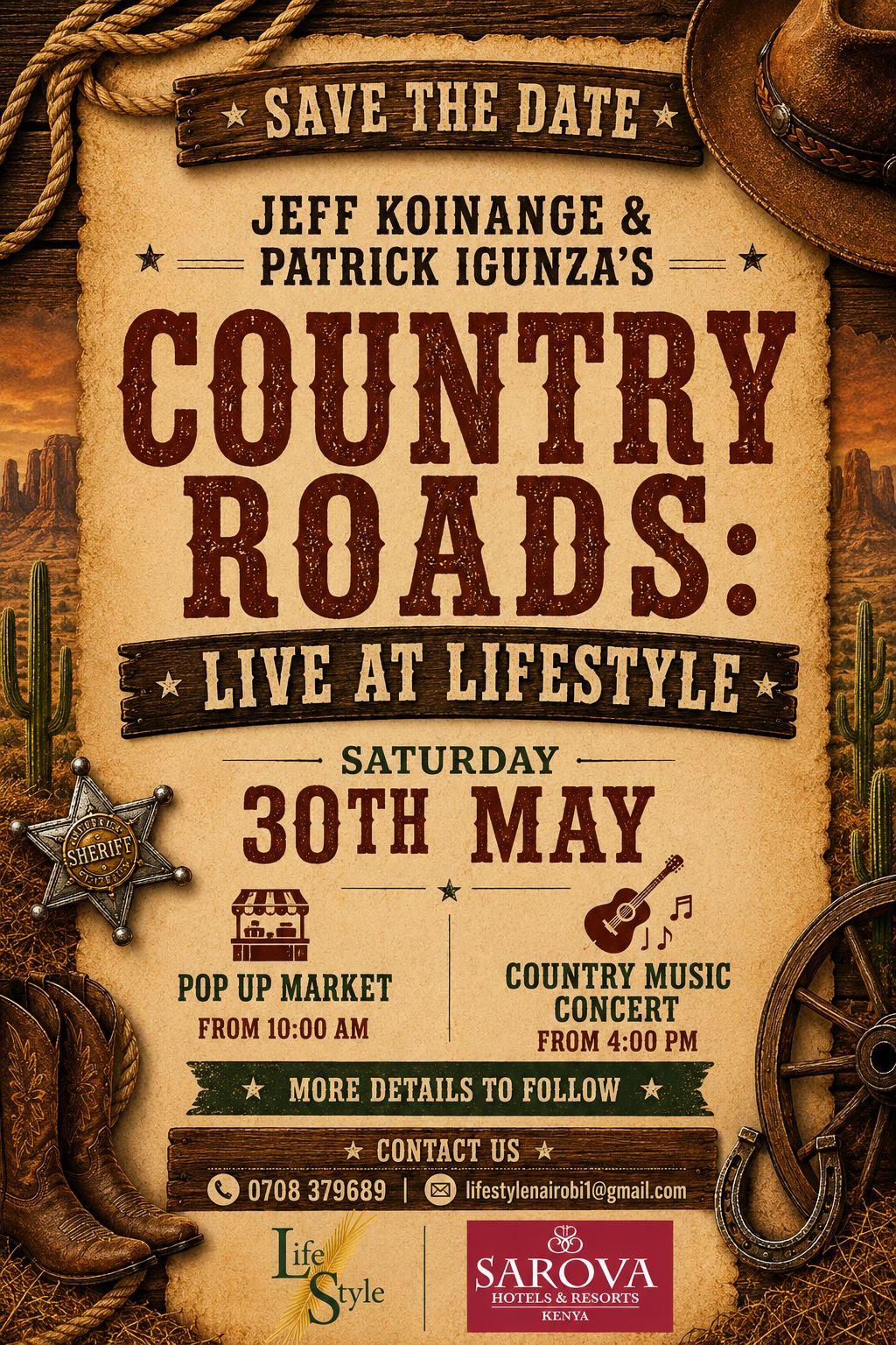 COUNTRY ROADS-Live At Lifestyle
