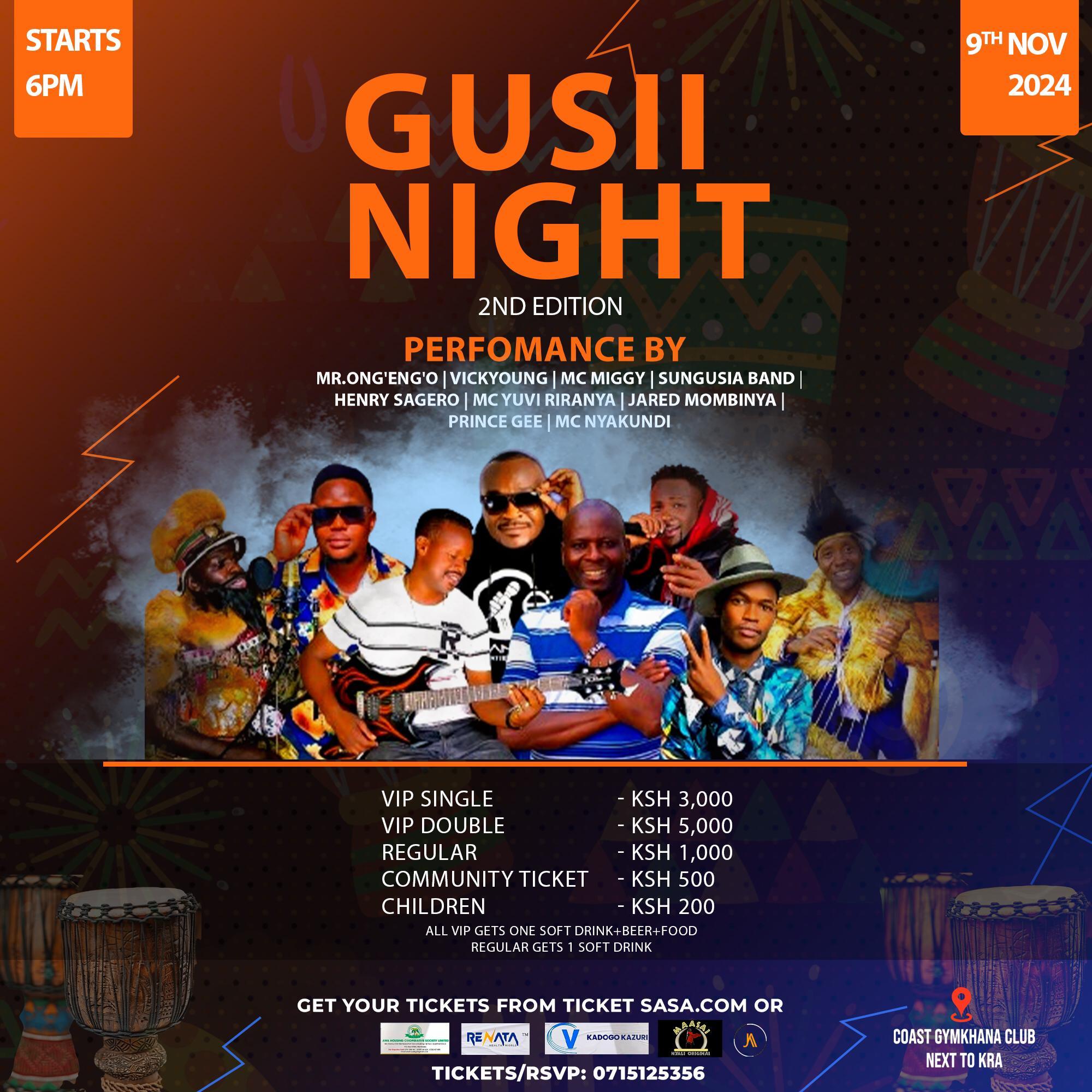 Gusii Night 2nd Edition