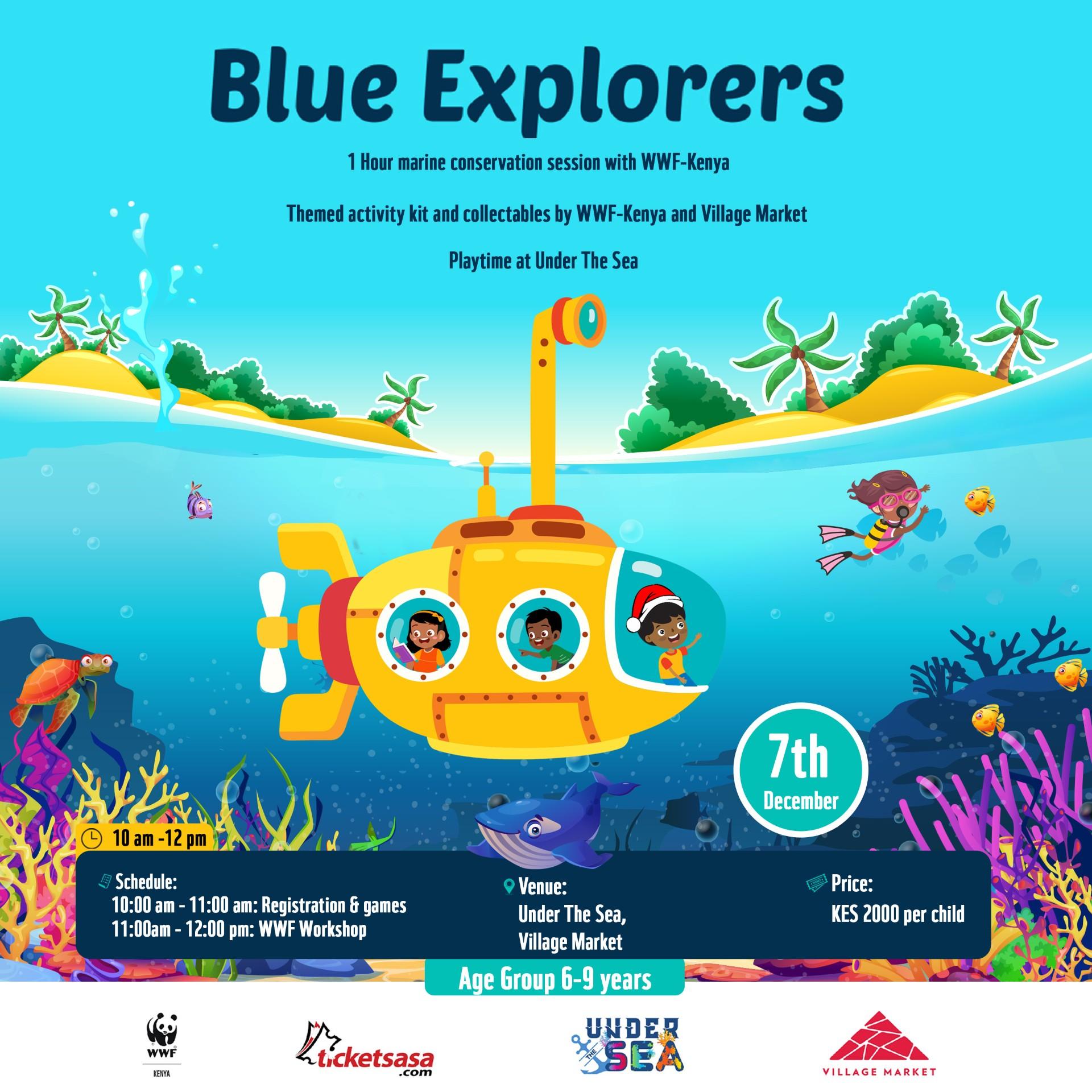 Blue Explorer Under The Sea