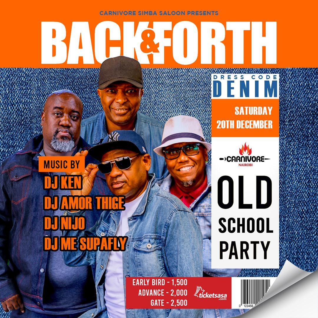 BACK & FORTH Old School Party