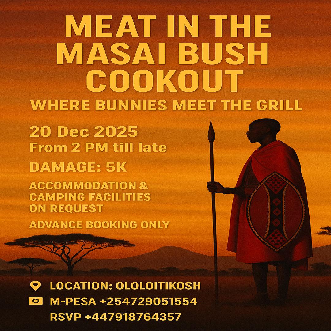 Meat in the Masai Bush Cookout