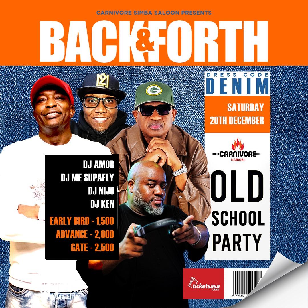 BACK & FORTH Old School Party