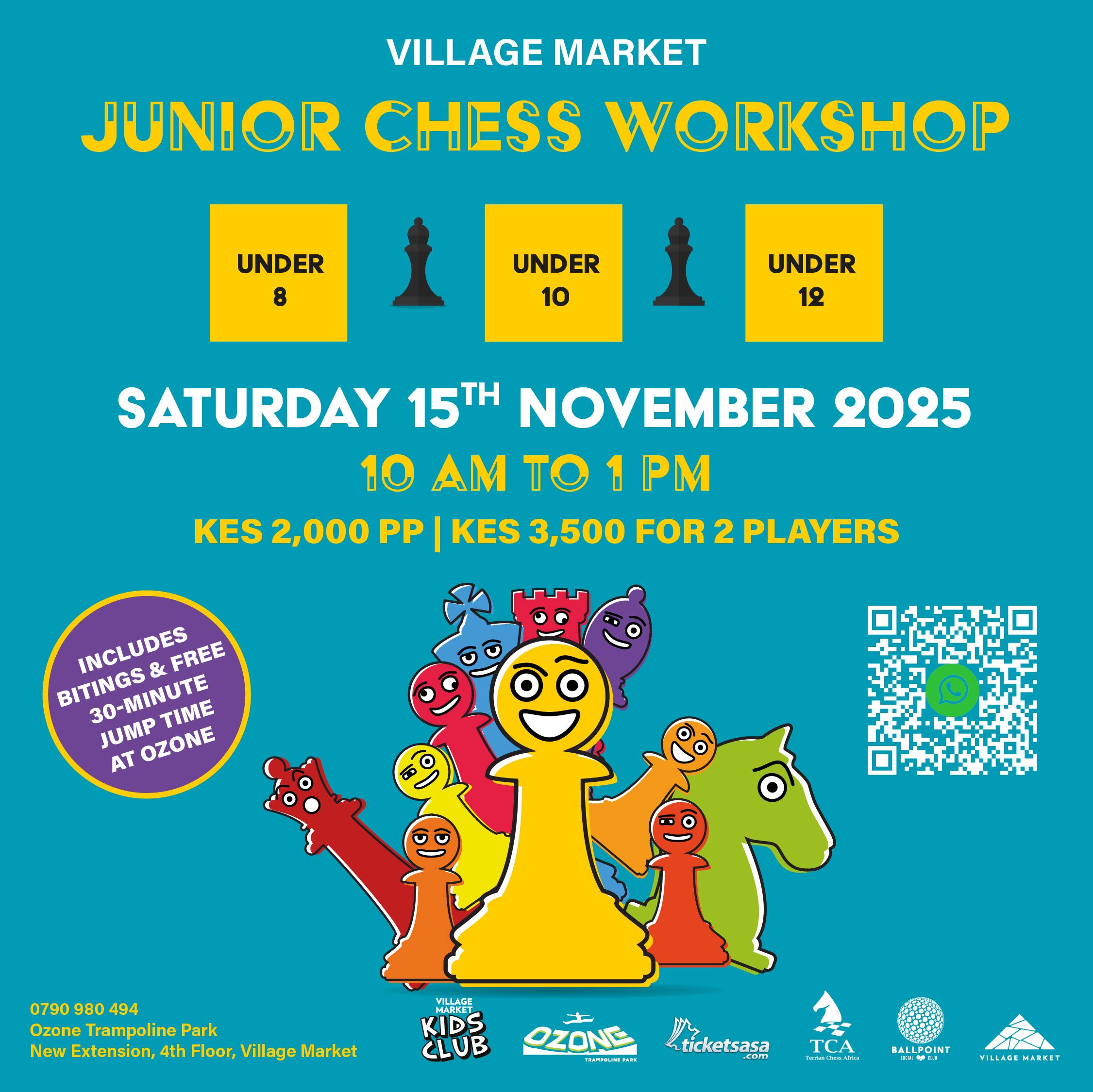 Village Market Junior Chess Workshop-November Edition