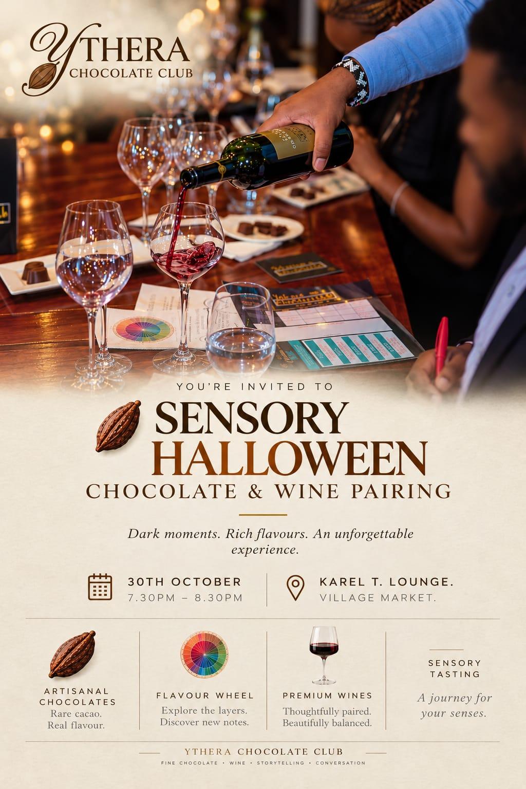 Sensory Halloween - Chocolate & Wine Pairing