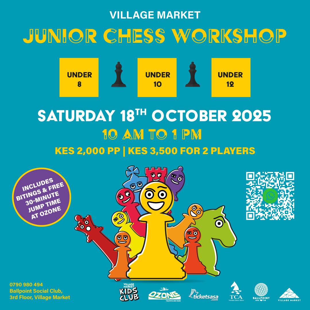 Village Market Junior Chess Workshop-October Edition