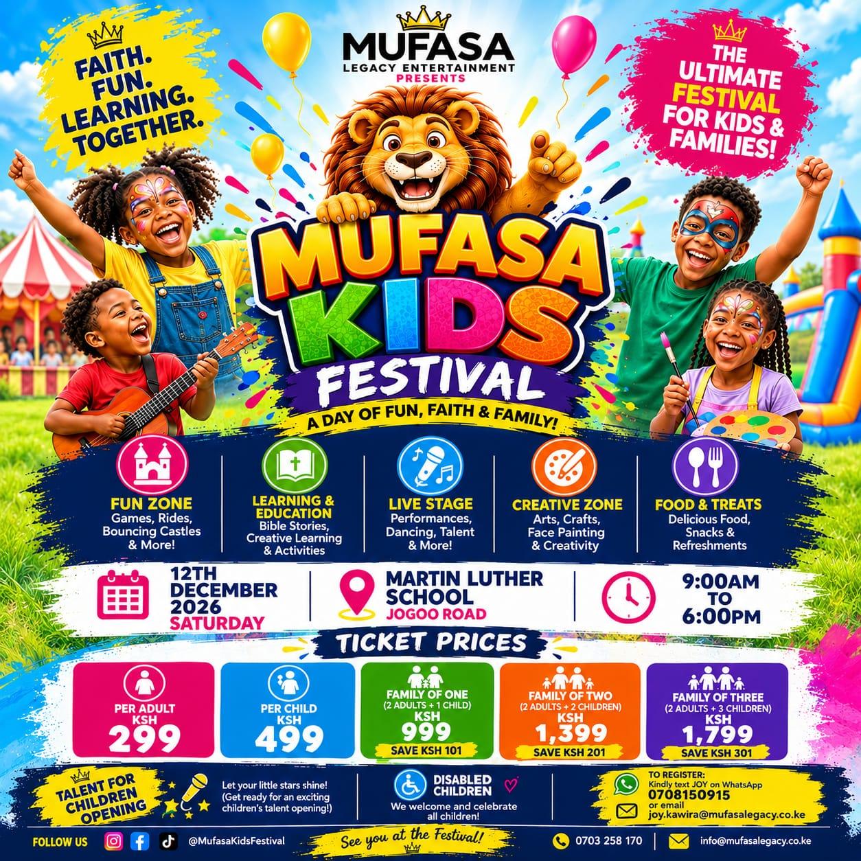 MUFASA KIDS FESTIVAL